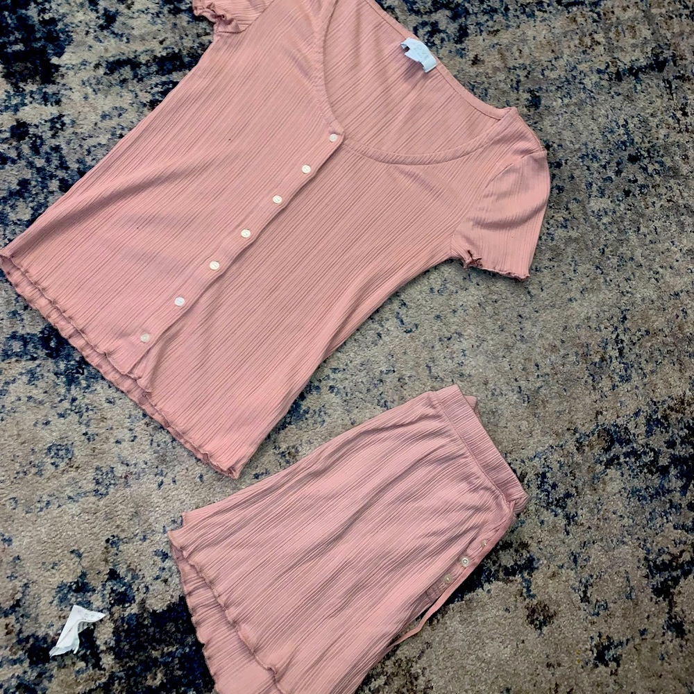 Pink PJ set